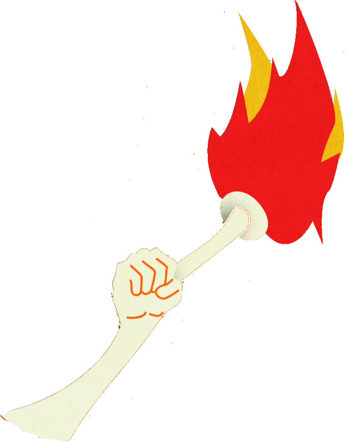Flambeau, emblème du festival