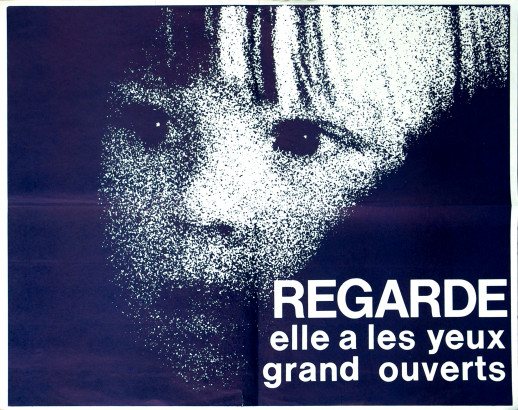Affiche : Regarde, elle a les yeux grand ouverts